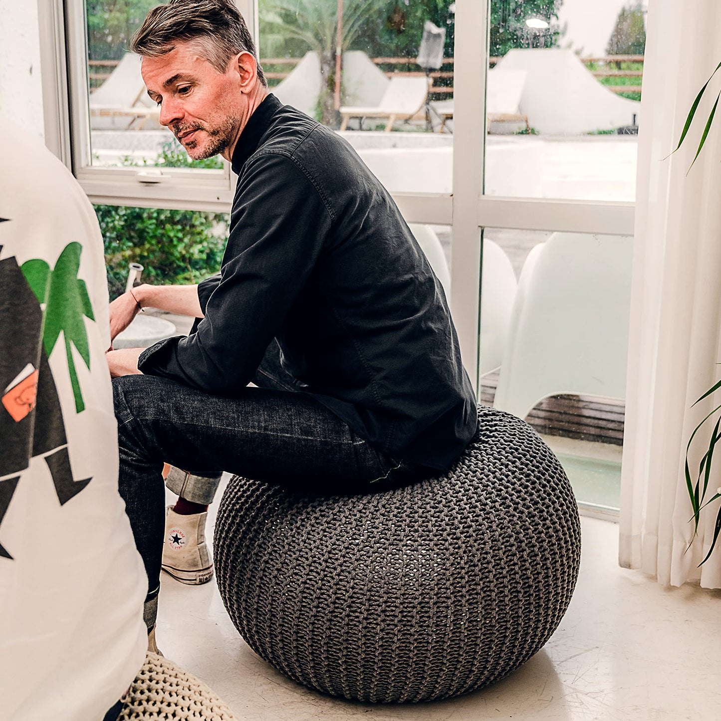 Natural Cotton Rope Ball Cover: Handmade Chemical-Free Comfort