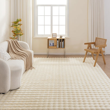 Amazon Basics MADE IN GREEN OEKO-TEX 3D Bubble Washable Rug