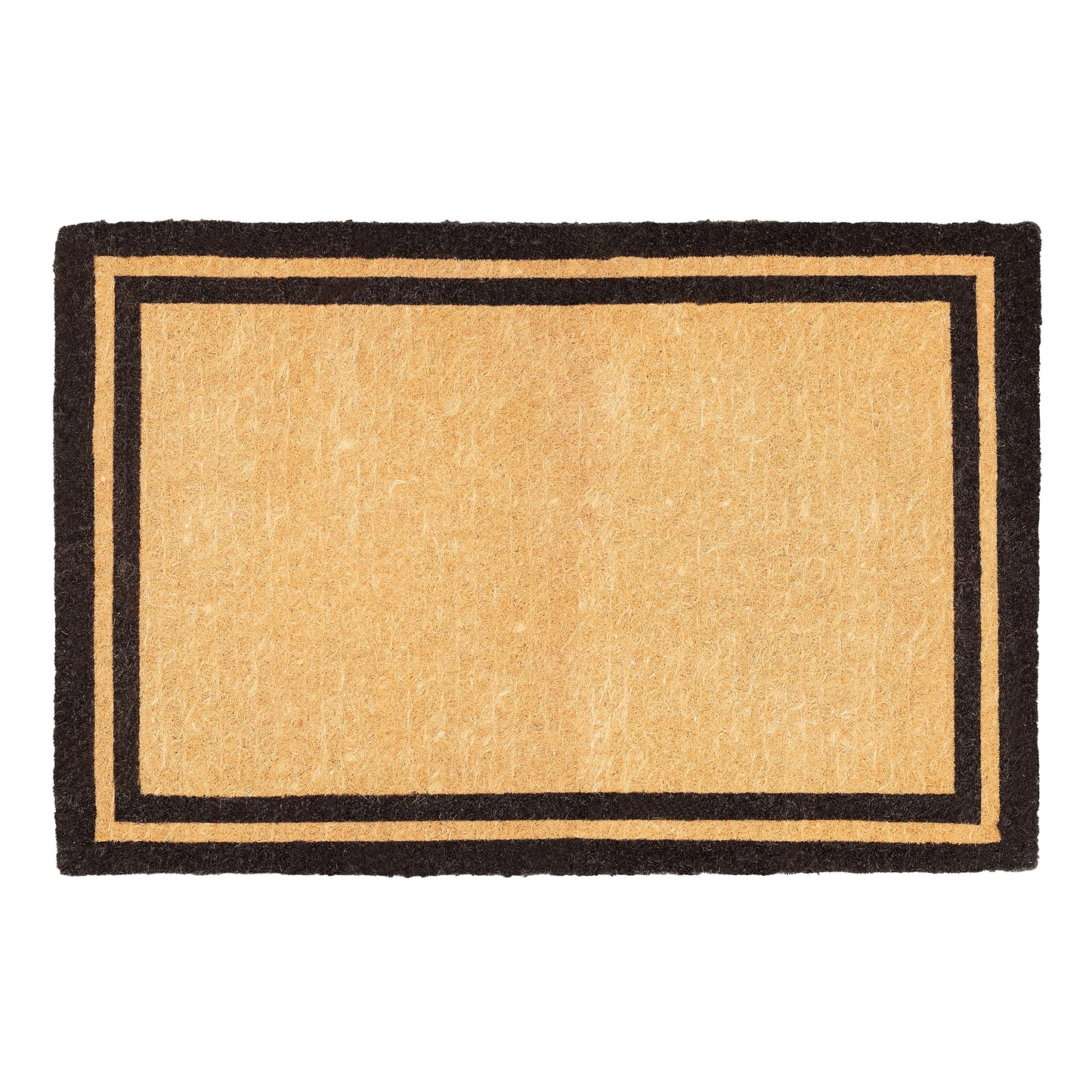 Fab Habitat Minimalist Natural Coir & Rubber Non-Slip Doormat