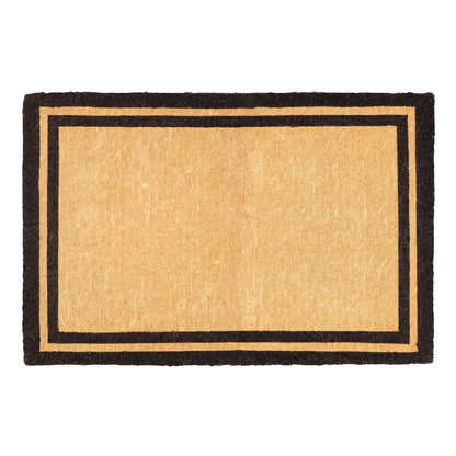 Fab Habitat Minimalist Natural Coir & Rubber Non-Slip Doormat
