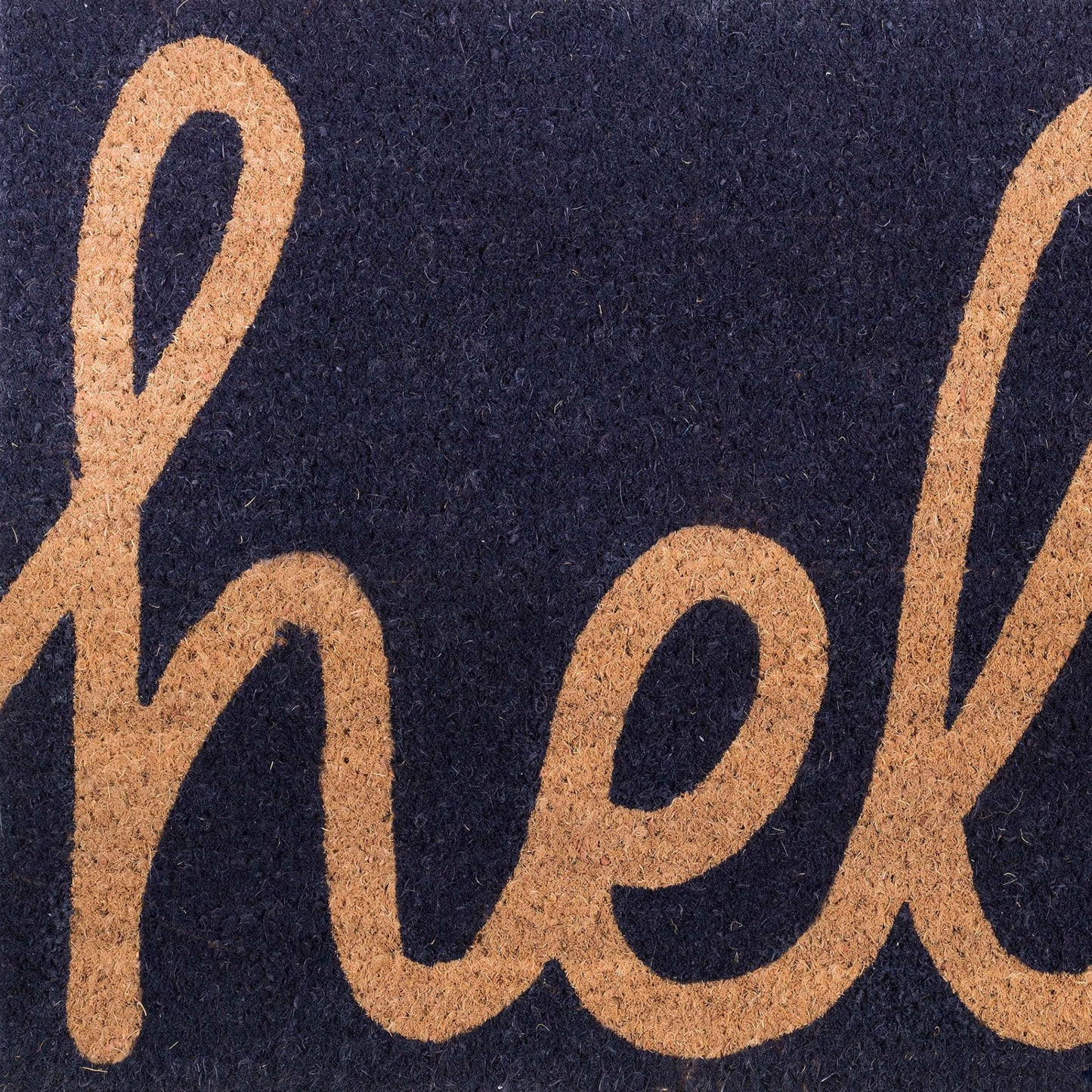 Fab Habitat Minimalist Natural Coir & Rubber Non-Slip Doormat