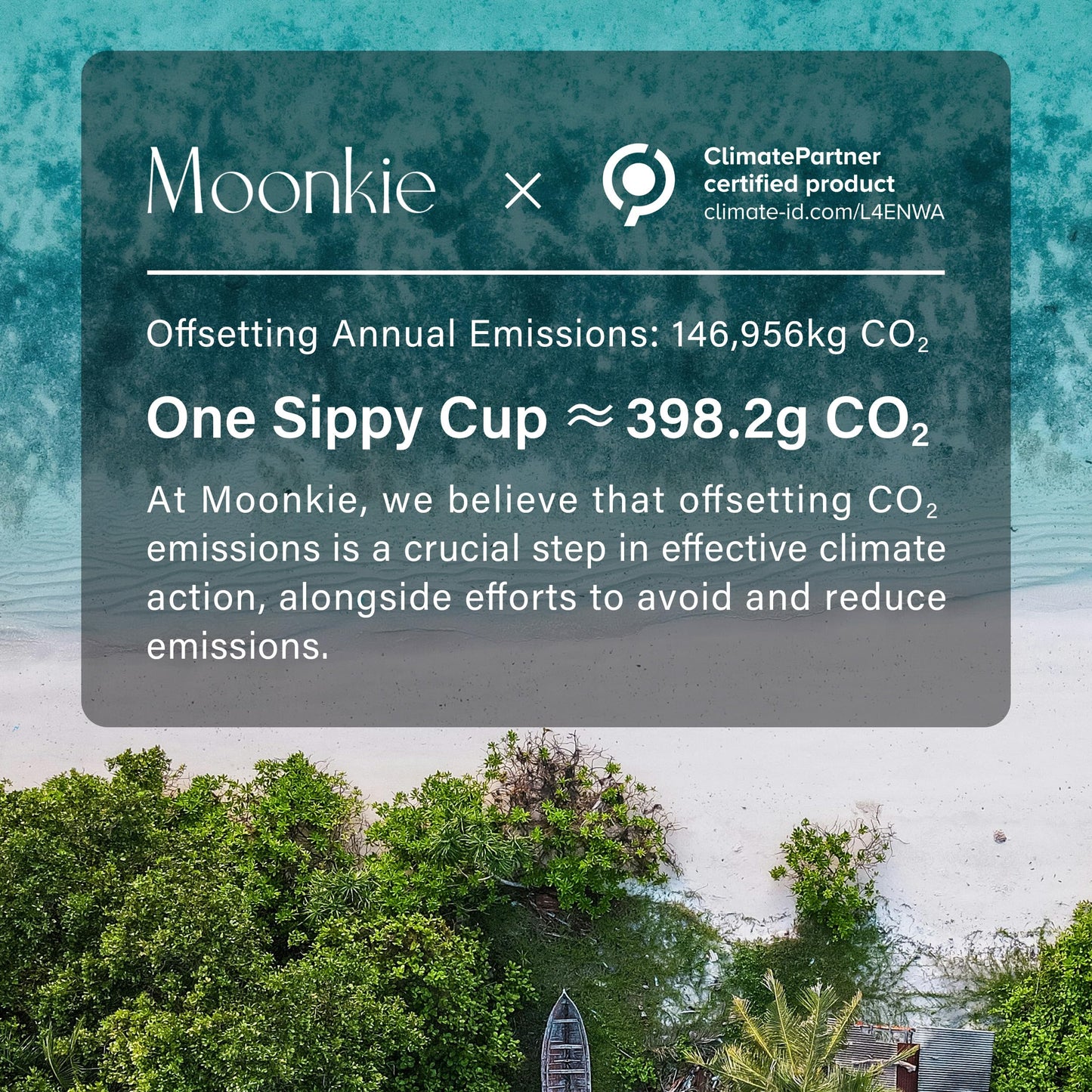 Moonkie 3-in-1 Food-Grade Silicone Training Cup (4 oz)