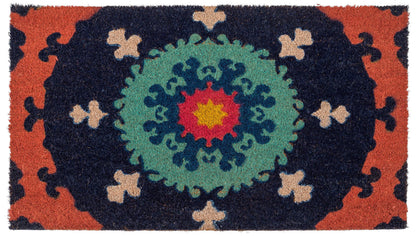 Fab Habitat Minimalist Natural Coir & Rubber Non-Slip Doormat
