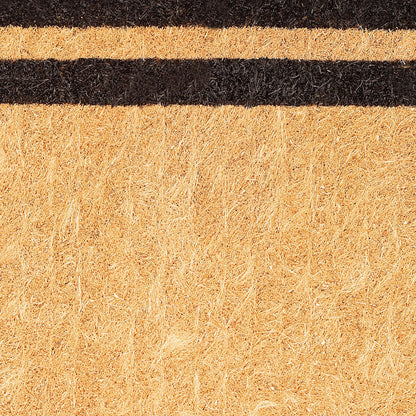 Fab Habitat Minimalist Natural Coir & Rubber Non-Slip Doormat