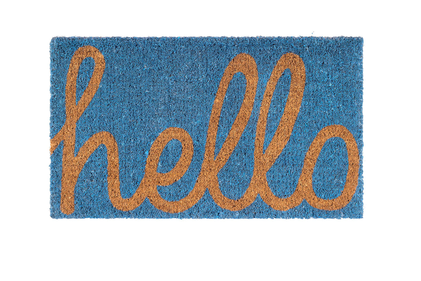 Fab Habitat Minimalist Natural Coir & Rubber Non-Slip Doormat