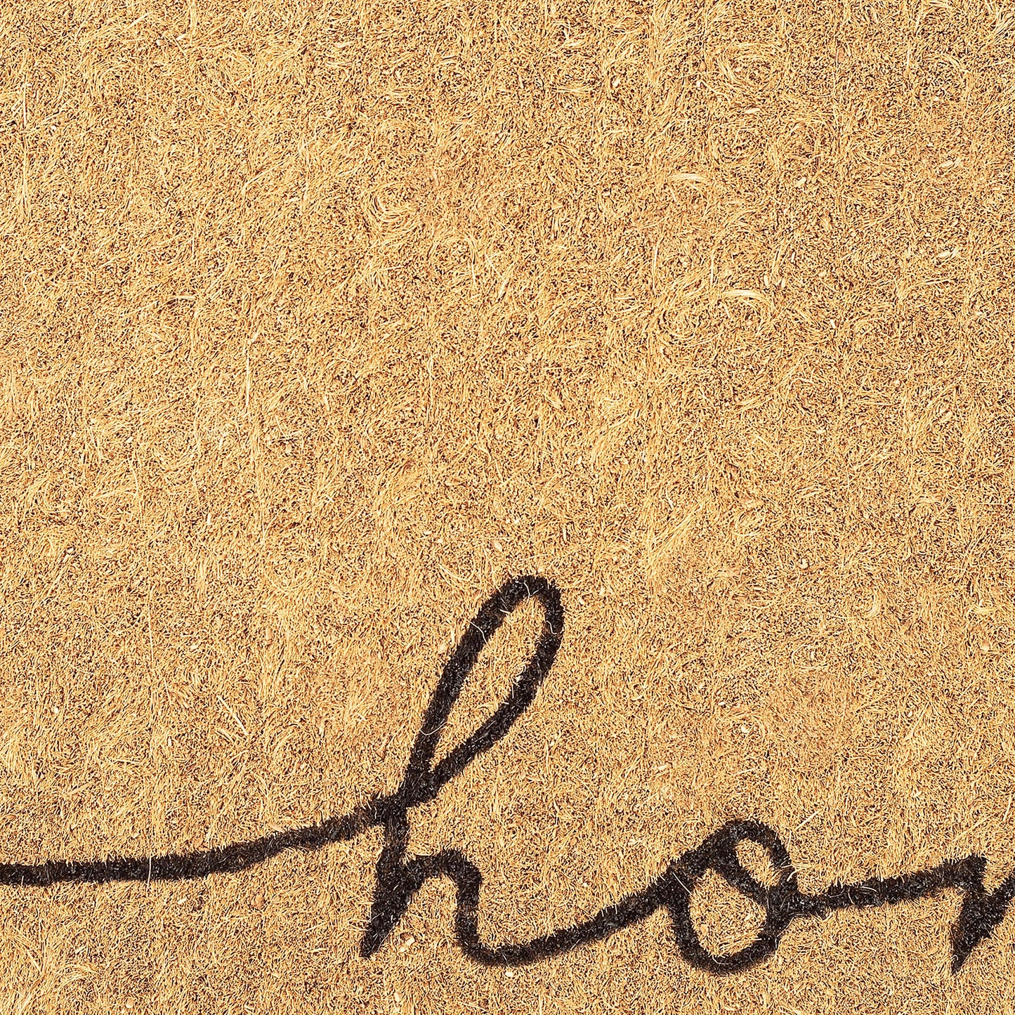 Fab Habitat Minimalist Natural Coir & Rubber Non-Slip Doormat