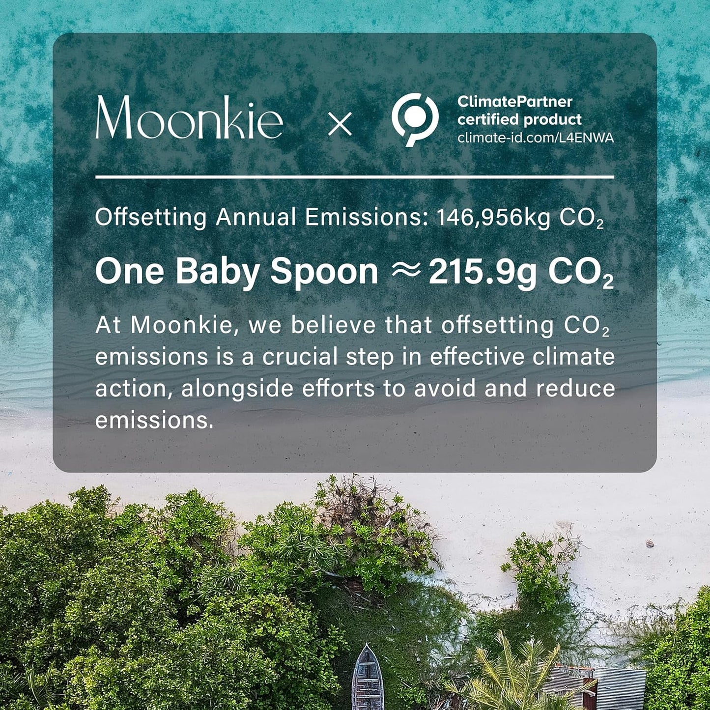 Moonkie 100% Food-Grade Silicone 2-Stage Baby Spoons (4-Pack)