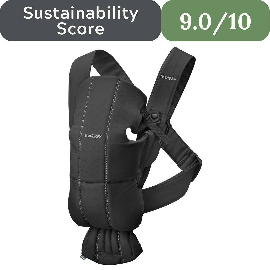 BabyBjörn Baby Carrier Mini: Soft BCI Cotton for Newborns