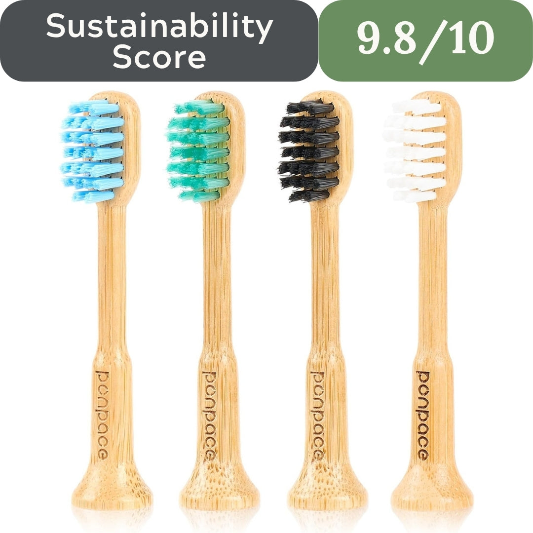 The 94% Plastic-Free Solution: Bamboo Sonicare Heads with Plant-Based Bristles for a Truly Biodegradable Smile