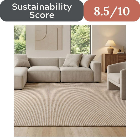 Bedsure OEKO-TEX Certified Machine Washable Faux Wool Area Rug