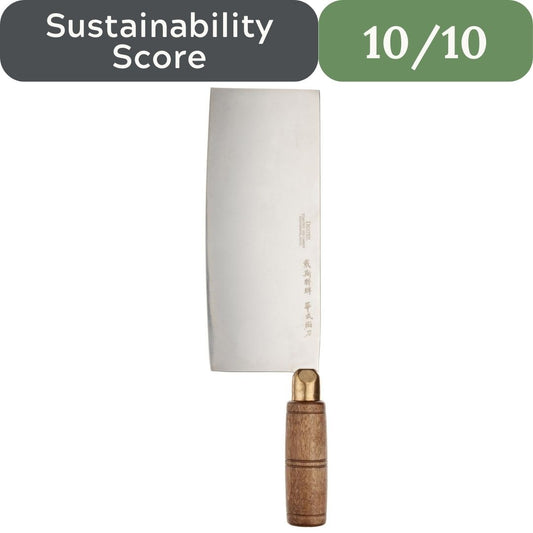 Dexter-Russell Traditional 8" Chinese Chef’s Knife (Walnut Handle)