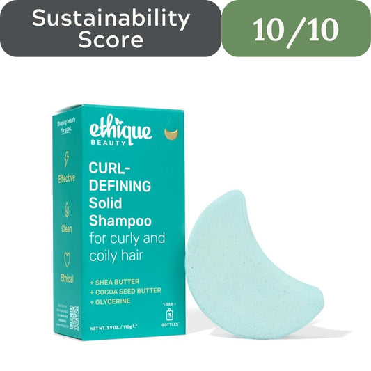 Ethique "Professor Curl" Shea Butter Shampoo Bar: Plastic-Free