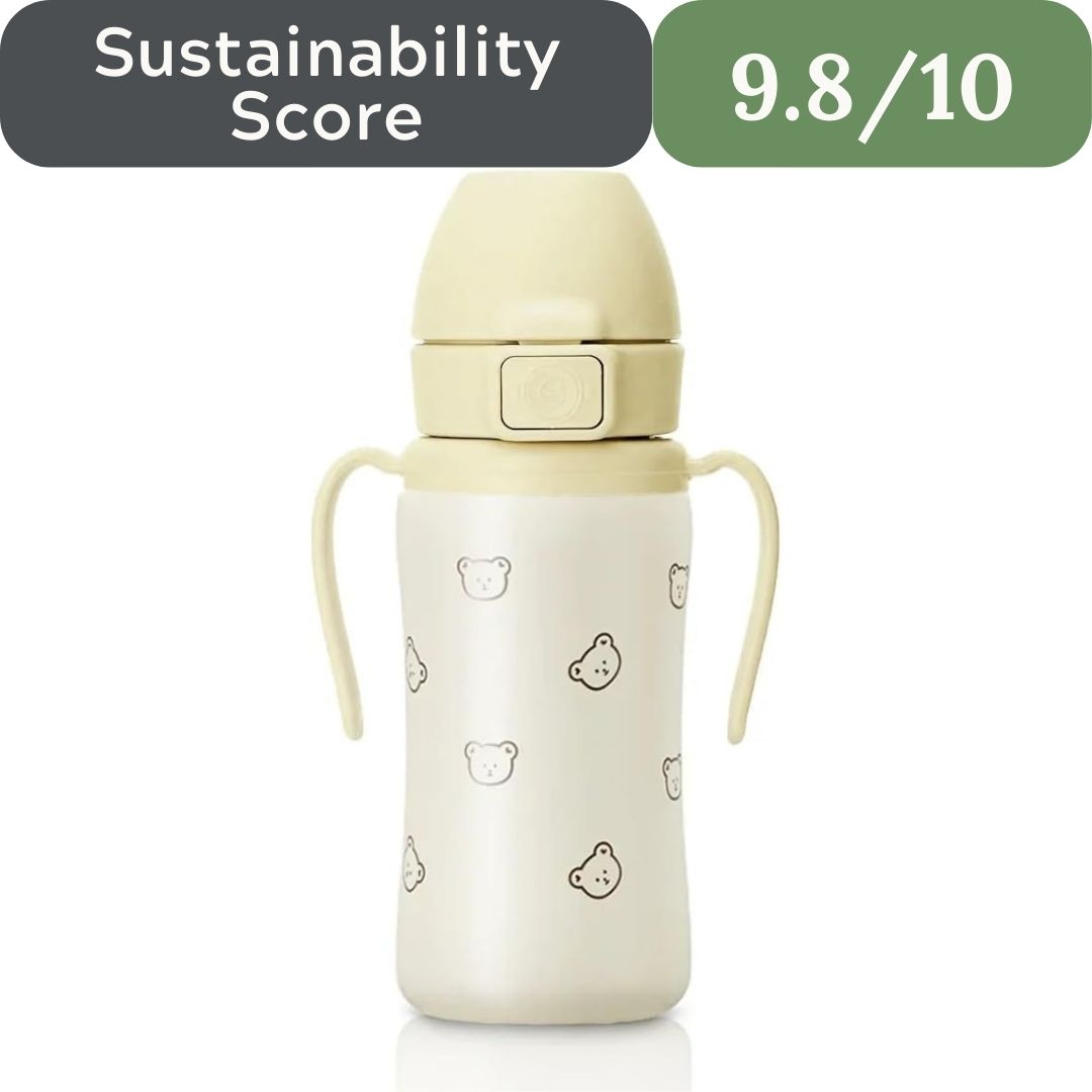 GROSMIMI Insulated 316 Stainless Steel Spill-Proof Straw Cup (10oz)