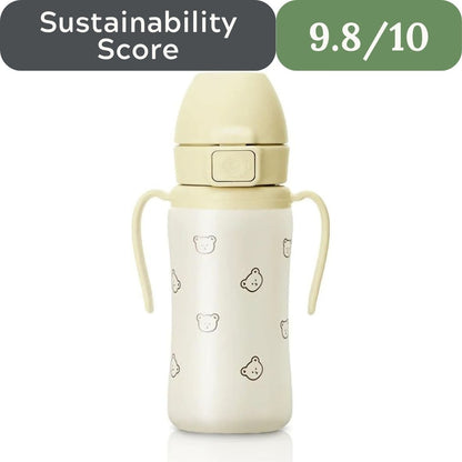 GROSMIMI Insulated 316 Stainless Steel Spill-Proof Straw Cup (10oz)