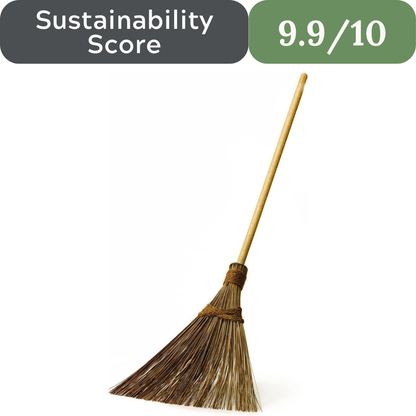 The Ultimate Eco-Broom: 100% Recycled Coconut Fiber Tool for Zero-Waste Outdoor Cleanup