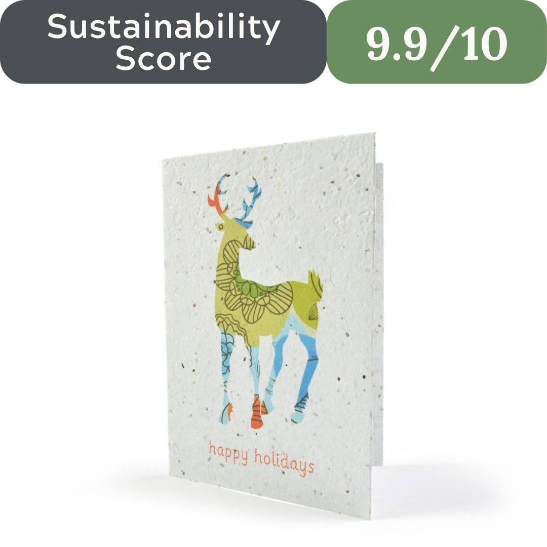 Grows When Planted: Eco-Friendly Seed Paper Cards Made from 100% Post-Industrial Recycled Paper