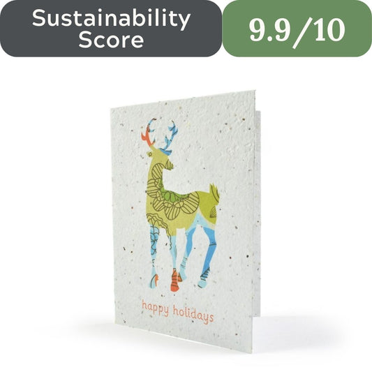 Grows When Planted: Eco-Friendly Seed Paper Cards Made from 100% Post-Industrial Recycled Paper