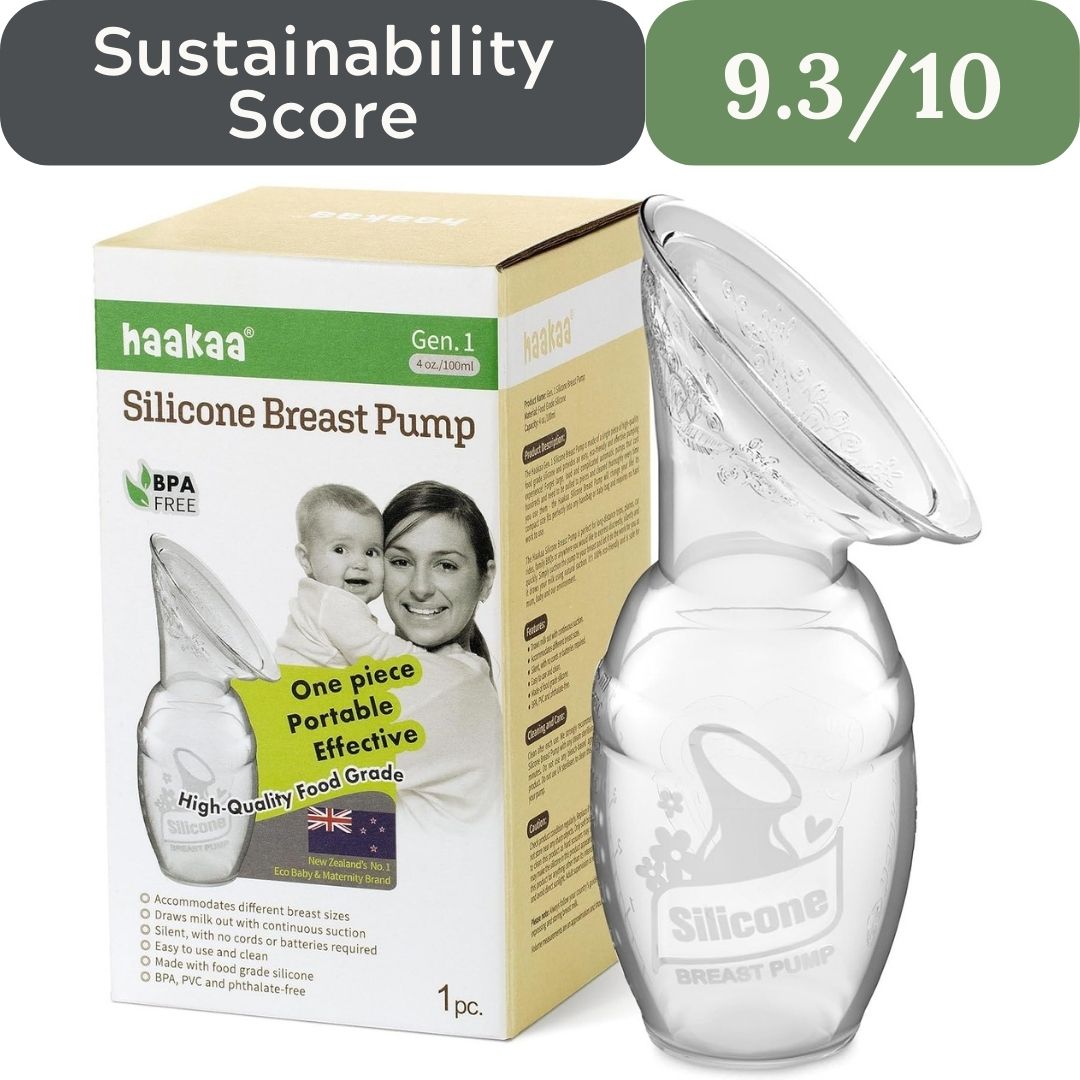 Haakaa 4oz/100ml One-Piece Food-Grade Silicone Breast Pump