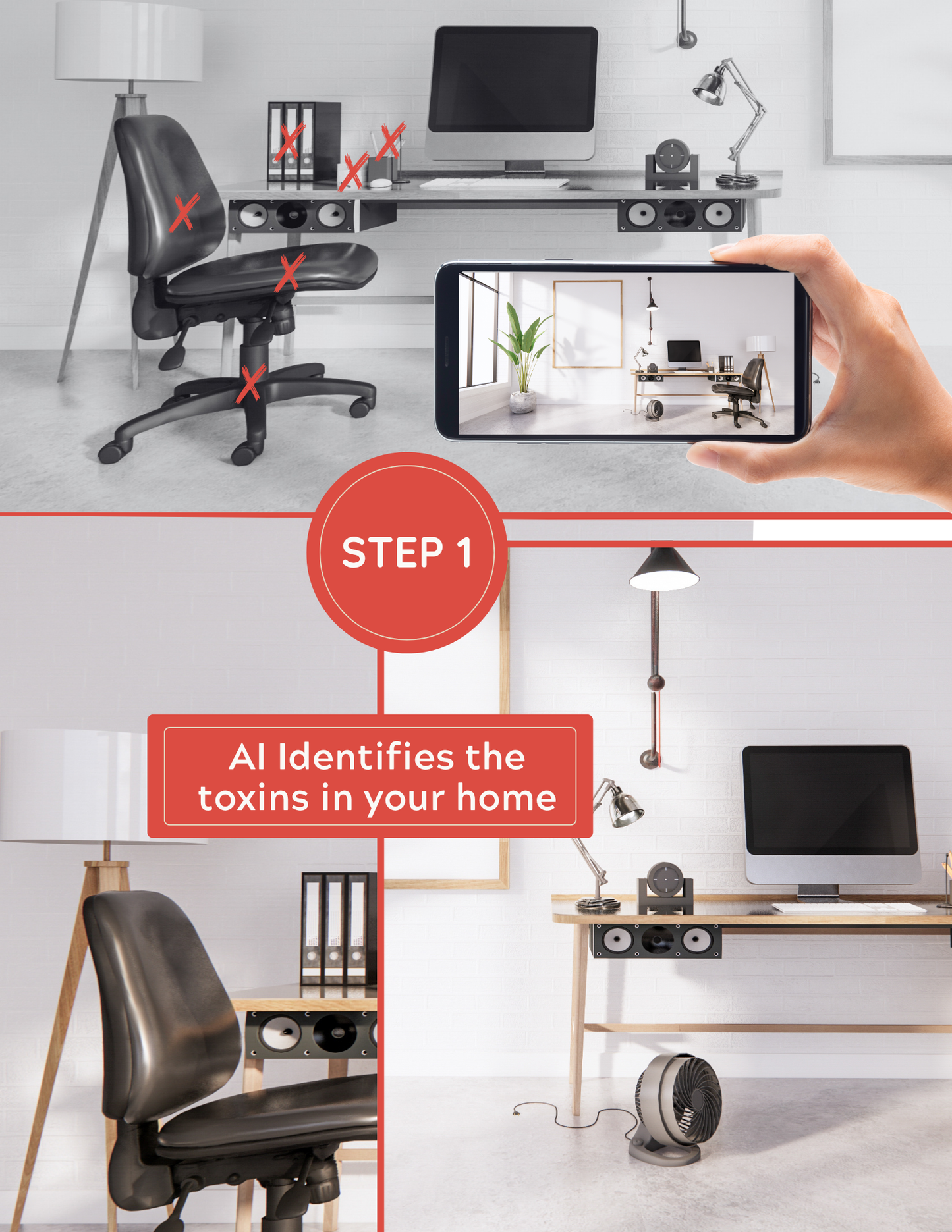 Home Office - AI-Powered Room Makeover Plan
