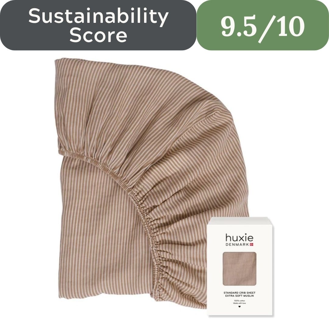 Huxie Organic Muslin Crib Sheet: 100% Cotton Purity