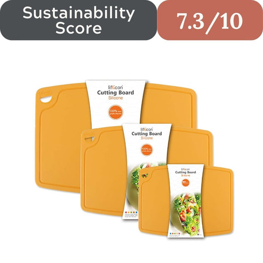 Silicone Cutting Boards Sustainability Score 7.3/10.