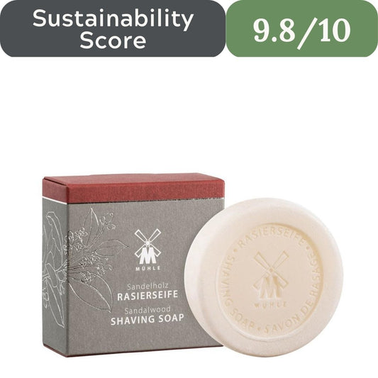 MÜHLE Luxury Plant-Based Shaving Soap: Phthalate-Free Sandalwood