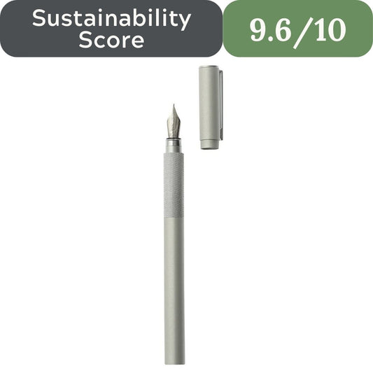 MUJI Aluminum Fountain Pen: The Permanent Writing Instrument That Eliminates 200 Disposable Plastic Pens