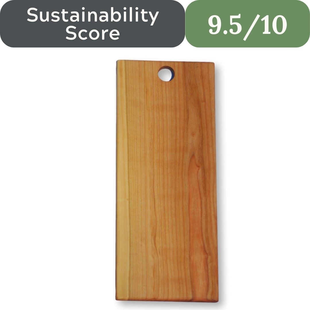 Single Piece Wood Cutting Boards Sustainability Score 9.5/10.
