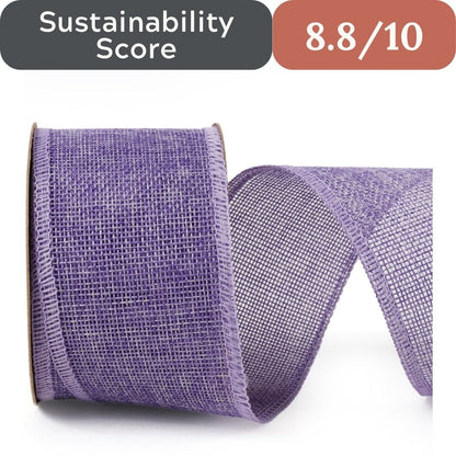 Natural Burlap Wired Ribbon: The Zero-Waste Christmas Accessory That Replaces Synthetic Plastic