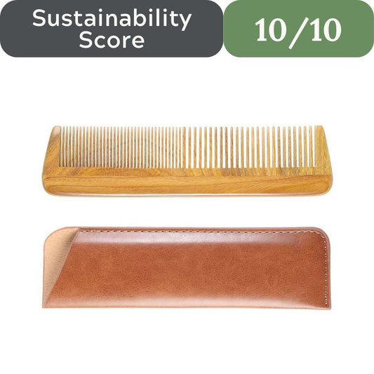 Onedor Handmade 100% Natural Green Sandalwood Wooden Comb