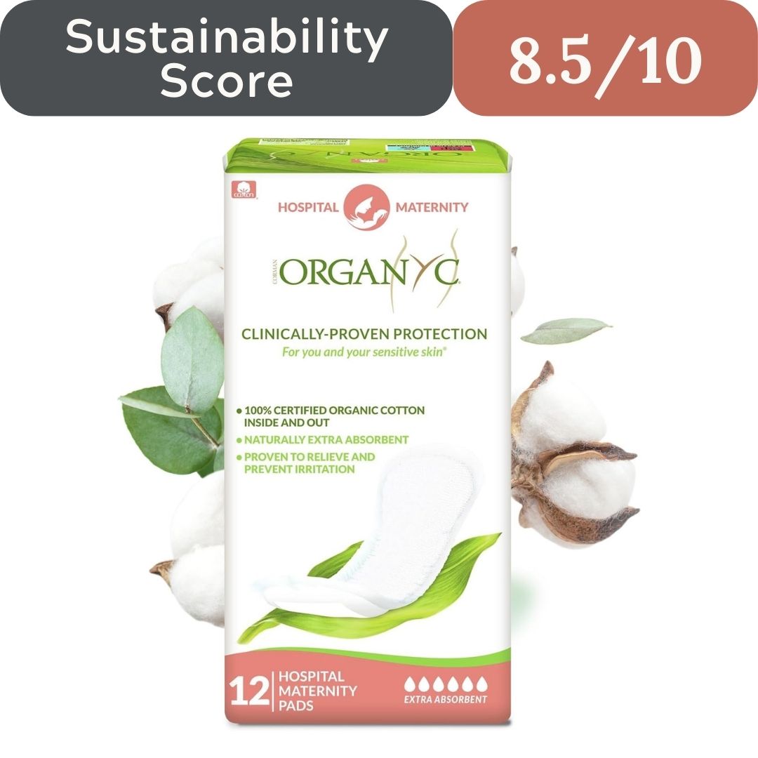 Organyc 100% Certified Organic Cotton Hospital Postpartum Pads