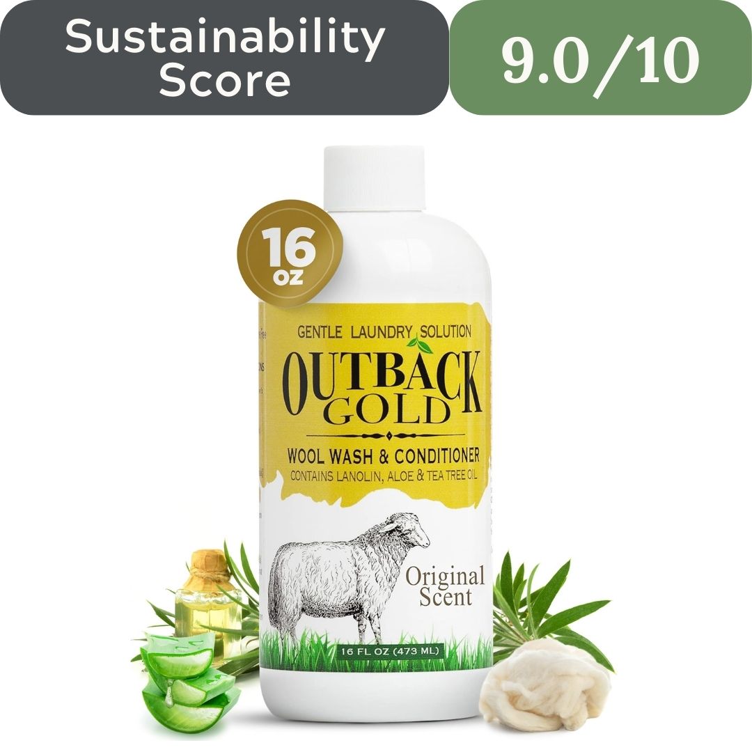 Outback Gold Unscented Plant-Based Wool & Cashmere Wash