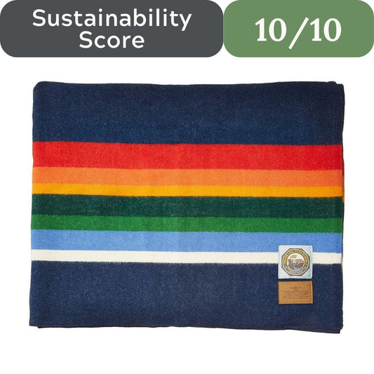 Pendleton National Park 100% Wool Blanket: Iconic Yellowstone Stripes