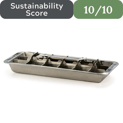 RSVP International Endurance Retro Stainless Steel Ice Cube Tray