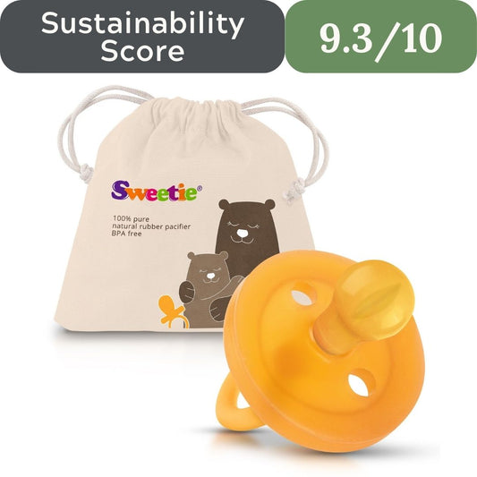 SWEETIE Natural Rubber Pacifier: 100% Pure Rounded Soother