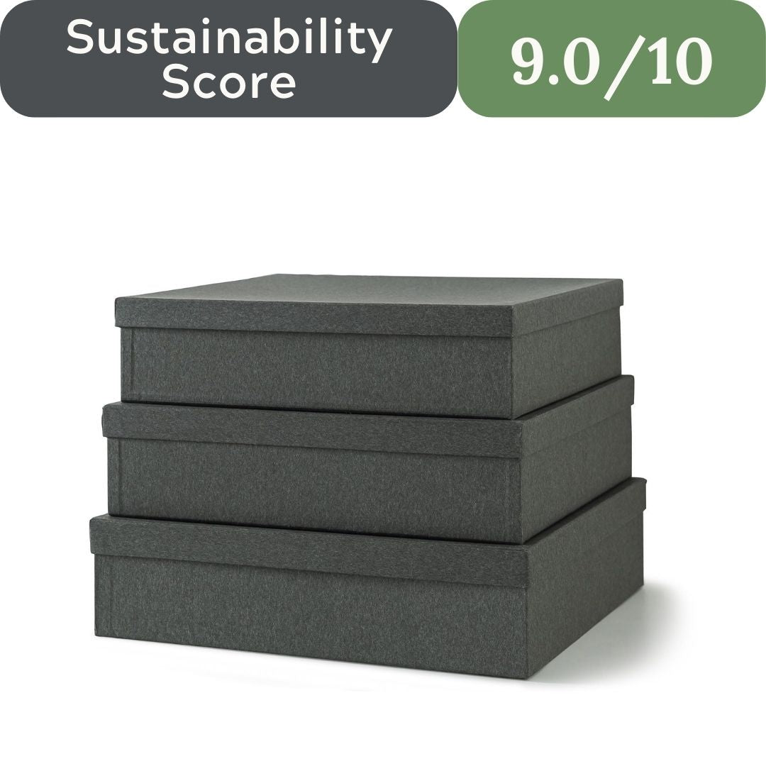 End Plastic Bins: Decorative Storage Boxes Made from Premium, Recyclable Kraft Paper