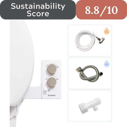 TUSHY 3.0 Spa Bidet Attachment: Cool to Warm Water Cleaning