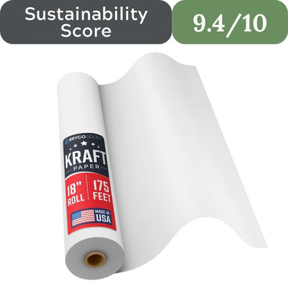 Stop Using Bubble Wrap: The 1,200" Recycled Brown Kraft Paper Roll, USA Made