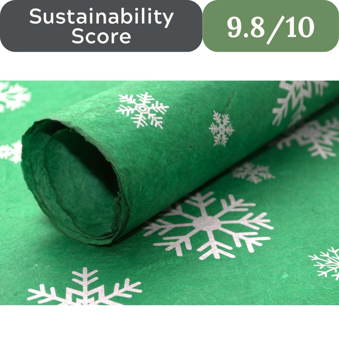 Tree-Free Wrapping Paper: Reusable Lokta Paper Handmade in the Himalayas of Nepal for Gifts, Crafts, and Zero-Waste Holidays
