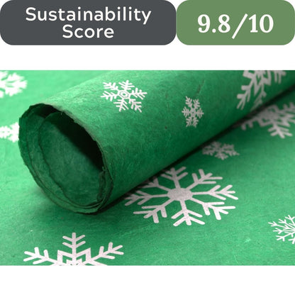 Tree-Free Wrapping Paper: Reusable Lokta Paper Handmade in the Himalayas of Nepal for Gifts, Crafts, and Zero-Waste Holidays