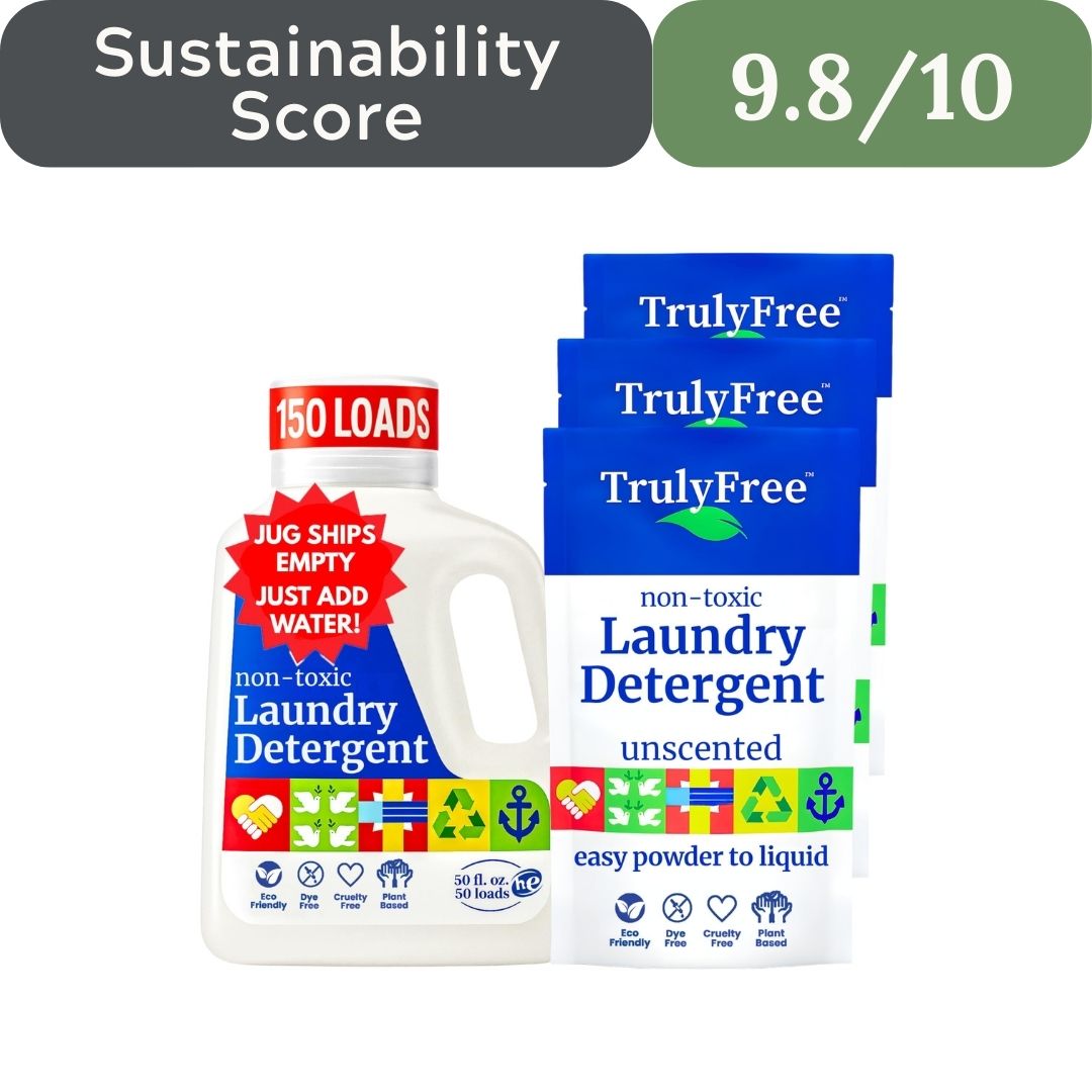 Truly Free Plant-Based Refillable Laundry Wash for Sensitive Skin