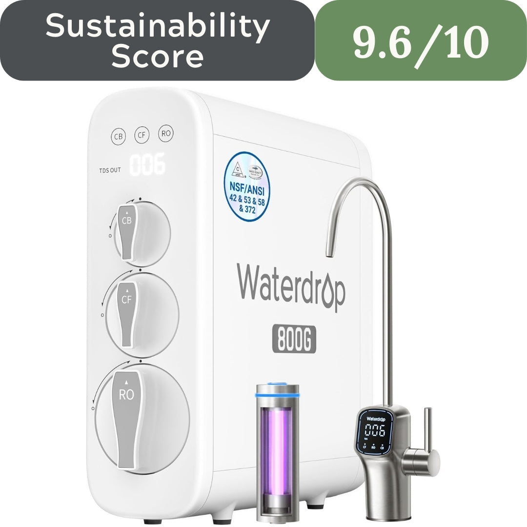 Ultimate Purity: Waterdrop G3P800 10-Stage Tankless RO to Eliminate PFAS, Lead, and Radioactive Substances