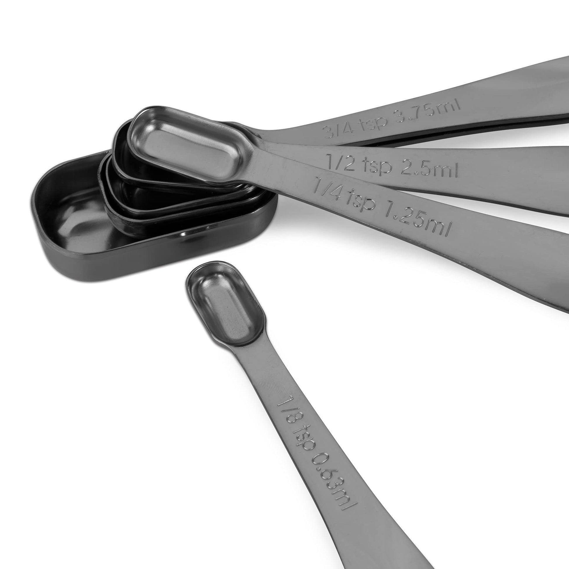 ALLWIN - HOUSEWARE: 13 - piece Measuring Cups and Spoons Set, 18/8 Stainless Steel, with Ring Connector - The Tribalist