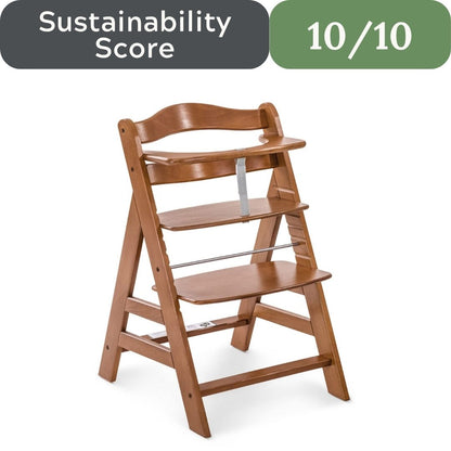 hauck Alpha+ Solid European Beechwood Grow-Along Highchair