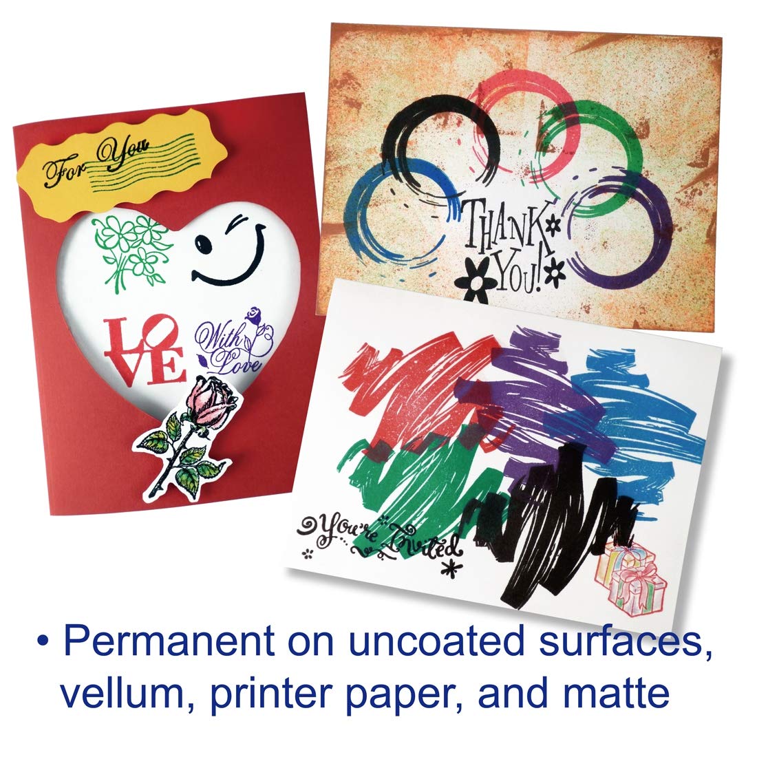 InnoCrossover: Waterproof Ink Pads for Rubber Stamps - Acid - Free, Non - Toxic (5 Ink Pads) - The Tribalist