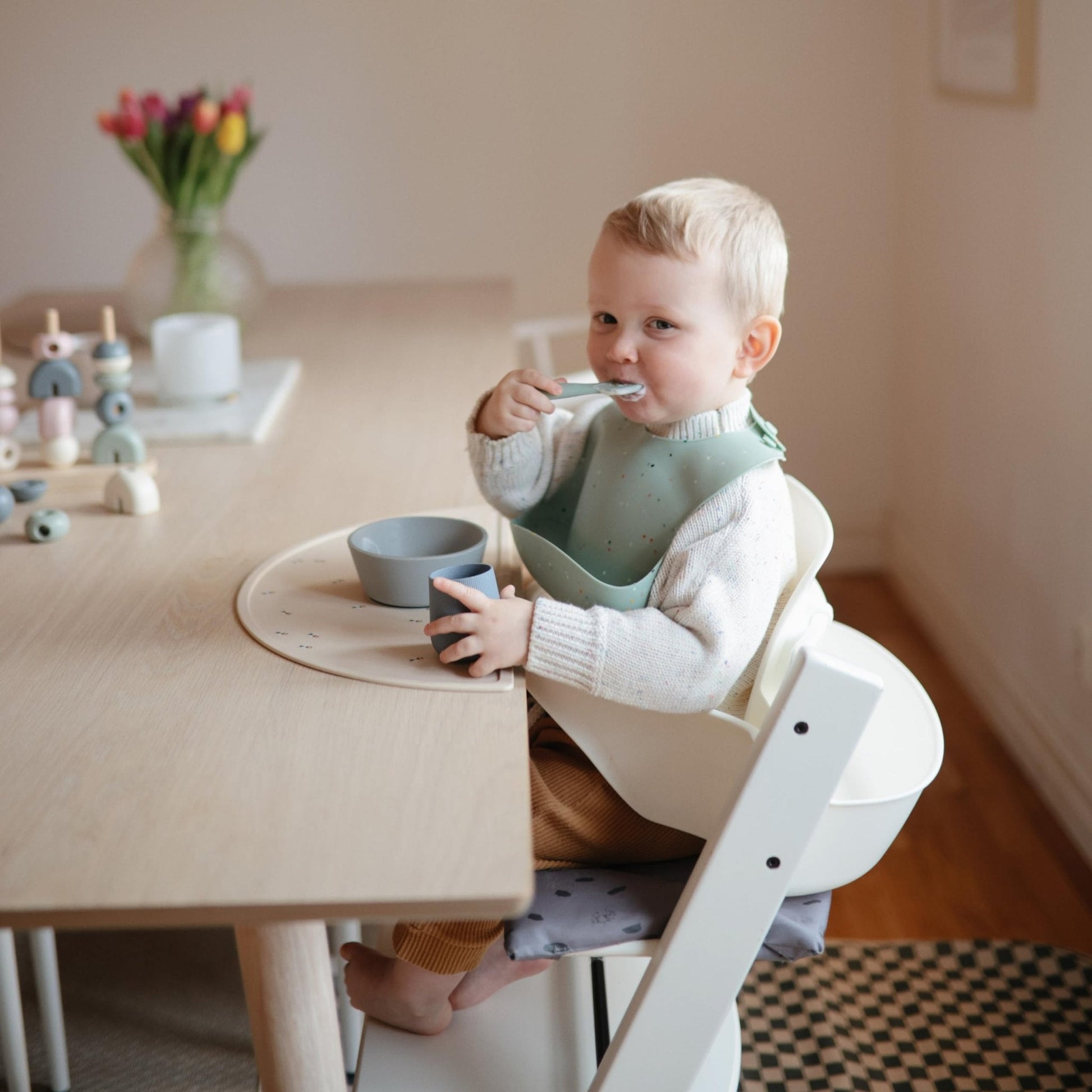 mushie: Silicone Suction Bowl - BPA - Free, Spill - Proof, Baby Feeding Bowl - The Tribalist