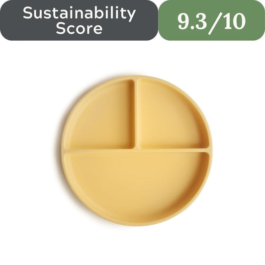 mushie 100% Food-Grade Silicone Divided Suction Plate