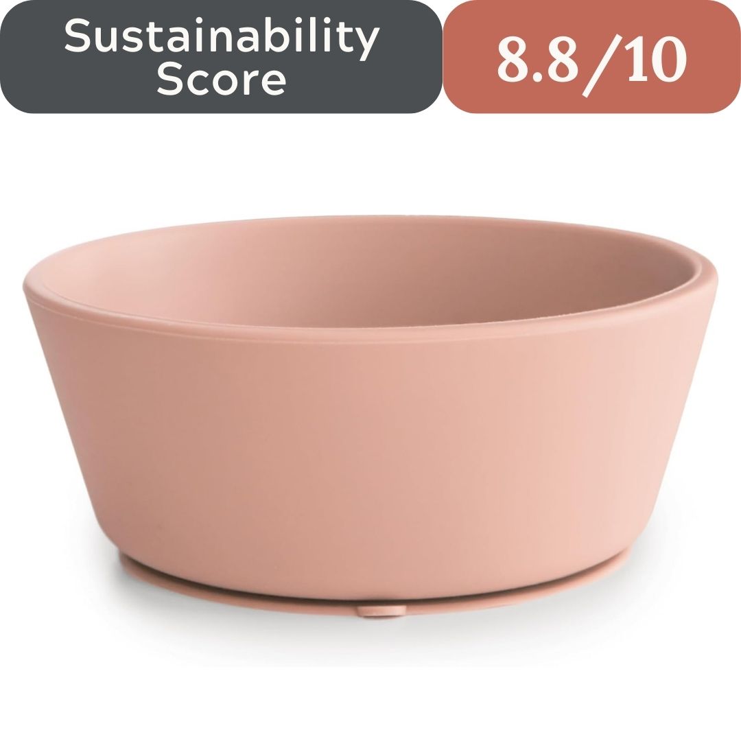 mushie Silicone Suction Bowl: Food-Grade Scandinavian Design