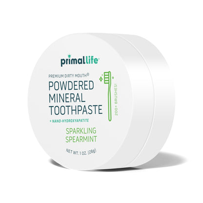 Primal Life Organics: Powdered Mineral Toothpaste, Fluoride - Free, Perfect For All Ages - The Tribalist